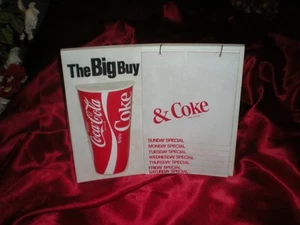 RARE DIMENSIONAL COCA COLA DAILY SPECIAL COUNTER SIGN - Picture 1 of 1