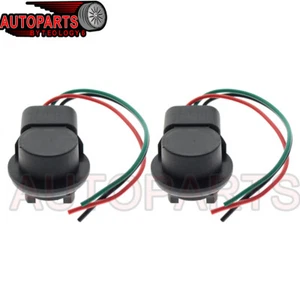 2x Socket 2 Wire Harness for 4157, 3157 Bulb Tail Side Running Light and Reverse - Foto 1 di 6