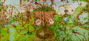 JOHN OLSEN "Spring at Rydal" Signed, Limited Edition Print 46cm x 102cm - Picture 1 of 5