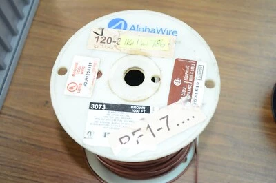 Рулон многожильной медной проволоки 20 AWG 491 фута 600 В тип 3073 новый провод Alpha - Изображение 1 из 2