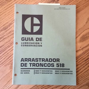 CAT Caterpillar 518 LUBRICANTE Y MANUAL DE MANTENIMIENTO GUÍA DE DESLIZAMIENTO GUÍA ESPAÑOLA DE LUBRICACIÓN - Imagen 1 de 3
