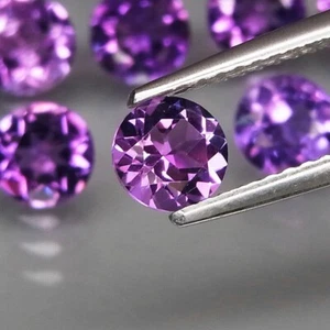 Superbe Améthyste de Bolivie, taille brillant /5 mm - Picture 1 of 1