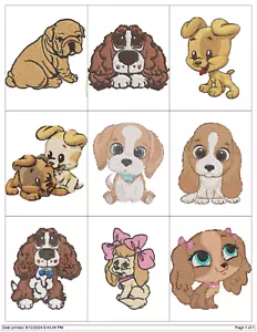 LINDA COLECCIÓN PERRO MÁQUINA BORDAR DISEÑOS BROTHER PES UNIDAD USB - Imagen 1 de 10