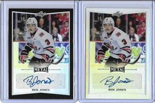 2015/16 Leaf Metal Ben Jones OHL Niagara IceDogs Black Prismatic Auto RC 4/7