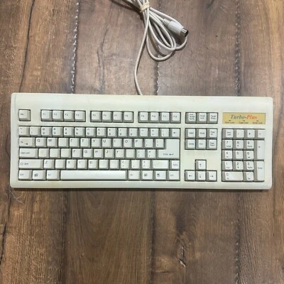 PC CONCEPTS TURBO PLUS Turbo Plus Keyboard BITS6001 PS-2 Keyboard, WORKING - Image 1 of 4