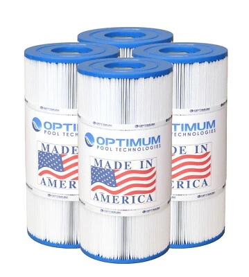 OPTIMUM POOL TECHNOLOGIES, INC. New Pool Filter 4 Pack Replacement for Pentair Clean & Clear Plus 240 - USA Made