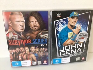 John Cena Iconic Matches And Survivor Series 2007 World Wrestling Dvds - Picture 1 of 11