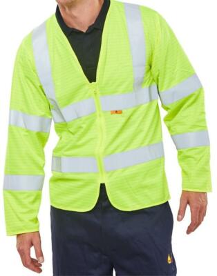 Leo Burrington Orange EcoViz Sleeved Hi Vis Vest | Safetec Direct - View #10