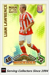 2009-10 Topps Match Attax Man Of Match Foil Cards No404 Liam Lawrence