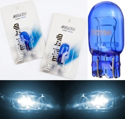 Nokya 7443 Nok5213 21/5W Bianco Due Lampadina Stop Luce Freno Ricambio Azione - Image 1 of 4