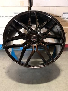 24x10 Giovanna Bogota gloss black 6x139.7 +18mm offset 78.1mm center bore - Picture 1 of 5