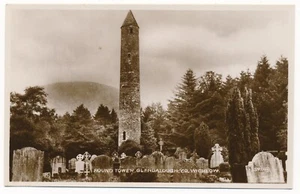 Torre Redonda Glendalough Valley Wicklow Irlanda Foto Postal de San Valentín RPPC - Imagen 1 de 2