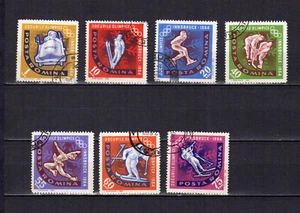 Roumanie 1964 J.O. d'Innsbruck 7 timbres oblitérés /TE5366 - Imagen 1 de 1