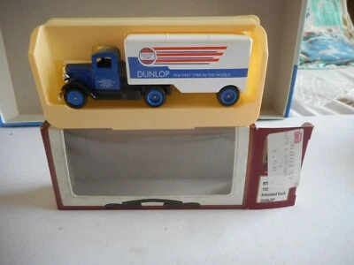Lledo Days Gone Prem Coll 67000 1935 Ford 3 Ton Articulated Truck Dunlop + box - Image 1 of 4