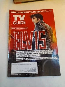 TV Guide 50 aniversario Elvis Tribute edición de estrellas 4-17 de febrero de 2019 - Imagen 1 de 16