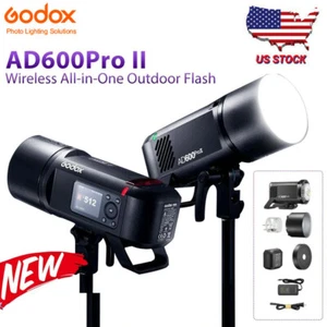 US Godox AD600Pro II 2.4G TTL HSS Wireless All-in-One Outdoor Flash Strobe Light - Picture 1 of 17