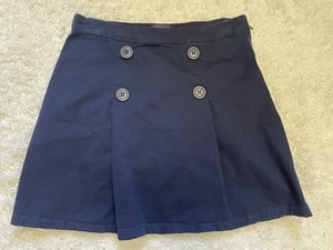 Children’s Place Girls School Uniform Skirt Sz 14 Navy Blue Shorts Attached - Picture 1 of 7