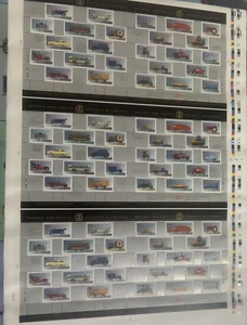 Historic Cars Of Canada Stamp Sheet Poster - Picture 1 of 1