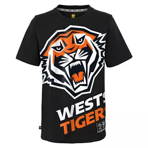 Wests Tigers NRL 2023 Outerstuff Logo Shirt Size S-2XL! - Picture 1 of 2