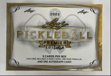 2023 LEAF PICKLEBALL PREMIER EDITION *AUTO* SEALED BOX 5    Q1442   