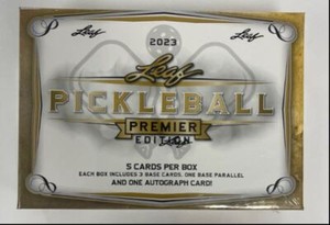 2023 LEAF PICKLEBALL PREMIER EDITION *AUTO* SEALED BOX 5    Q1442   
