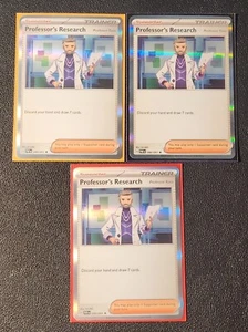 3x holo Professor's Research 088/091 Pokemon card Paldean Fates rare NM - Picture 1 of 1