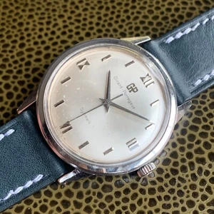 Vintage 60's Girard Perregaux Gyromatic Automatic Stainless Steel Wristwatch - Picture 1 of 10