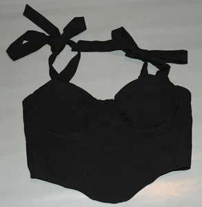 Anrabess - Donna - Nero - Cravatta - Top - Piccolo - Foto 1 di 15