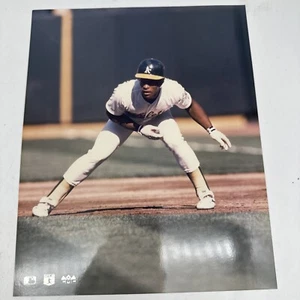 Oakland A’s Rickey Henderson On Base Action Shot 8x10 Photo MLB Licensed Photo - Bild 1 von 4