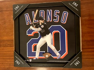 Pete Alonso spielgebrauchte Fledermausplakette schwarz Trikot Mets NYM NEW YORK Highland neuwertig - Bild 1 von 2