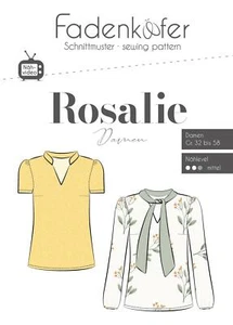 "Blusa de escamas con patrón de corte ""Escarabajo de hilo"" Rosalie mujer - Imagen 1 de 5