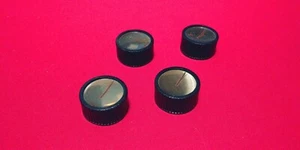 VINTAGE 1964 KAY GUITAR / BASS KNOB SET GOLD CONCAVE TOP HARMONY SILVERTONE 1965 - Picture 1 of 9