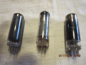 Two Used Working 6AQ5A / 6HG5 TV Radio Tubes Tested Great NO Box - Picture 1 of 7