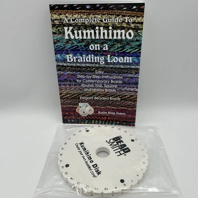 KUMIHIMO Braiding for Jewelry Designers book Anne Dilker plus Disc 6” - Image 1 of 4