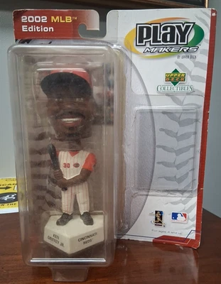 Ken Griffesy Jr Cincinnati Reds MLB 2002 Bobblehead RARO Play Makers Upper Deck - Imagem 1 de 2