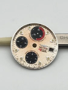 sector diving team 7750 29.5mm automatic chronograph dial quadrante - Imagen 1 de 2