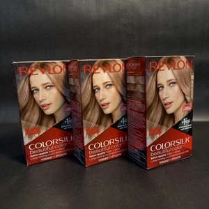 3-Pack! Revlon Colorsilk Beautiful Permanent Hair Color, Medium Ash Blonde #70 - Picture 1 of 4