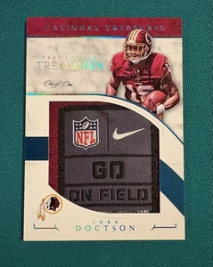 2016 Panini National Treasures Josh Doctson Rookie Patch Shield NFL 1/1 RC - Picture 1 of 5