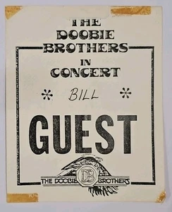 1977 The Doobie Brothers erste Reihe reservierter Sitzplatz Plakat Crisler Arena Ann Arbor - Bild 1 von 6