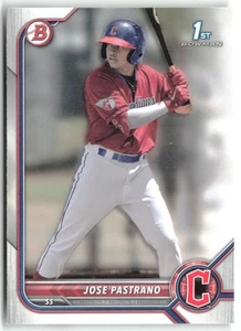 Jose Pastrano 2022 Bowman Prospects #BP-21 Cleveland Guardians - Picture 1 of 2