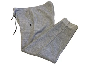 Polo Ralph Lauren Sweatpants Mens 2XL Gray Joggers Drawstring Pocket Pony Logo - Picture 1 of 13