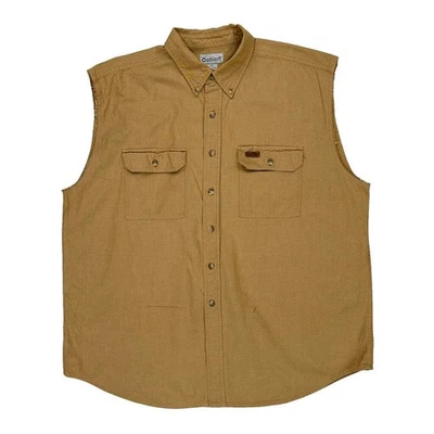 Carhartt Shirt - XL Brown Cotton - Image 1 of 4
