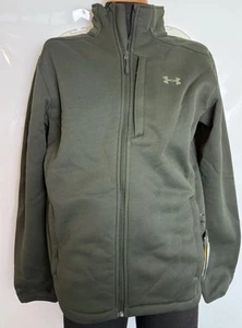 Under Armor Zipped Jacket Dark Green - Picture 1 of 4