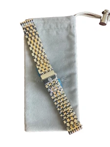 Michele Deco Ms18au246710 18mm 2 tone SS/YG watch bracele - fits Deco only - Picture 1 of 5