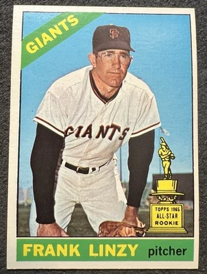 Topps Frank Linzy 1966 (Gigantes de San Francisco) Copa de Oro Novato #78 Casi Nuevo Foto 1 de 2