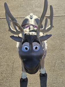 Disney Frozen 2 My Size Playdate Sven Reindeer Ride On Toy W/ Sound WORKS GREAT - Picture 1 of 24