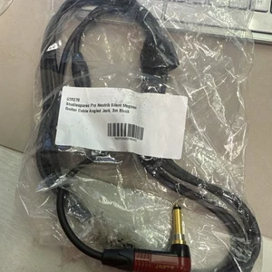 Cable de guitarra studiospares pro neutrik silencioso mogami conector en ángulo 3m negro - Imagen 1 de 9