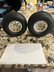 HPI Racing - Terra Pin Tires, S Compound, 2 Pieces Lot 6.5” Black Hobby Parts - Picture 1 of 9