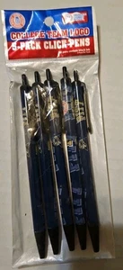NCAA Offiziell Lizenziert Click Stifte 5er Pack Schwarze Tinte Pitt Panthers Neu in Verpackung - Bild 1 von 2