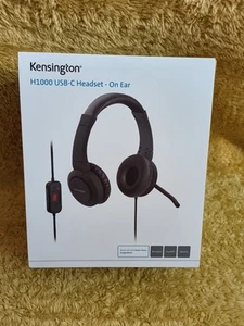 Kensington H-1000 USB-C Headset On Ear For Windows Mac And Chrome New In Box - Picture 1 of 4